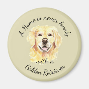 Íman Ouro Retriever Dog Home Coca Pet Animal