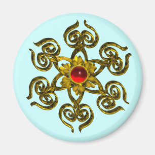 ÍMAN OURO ROSA RUBY