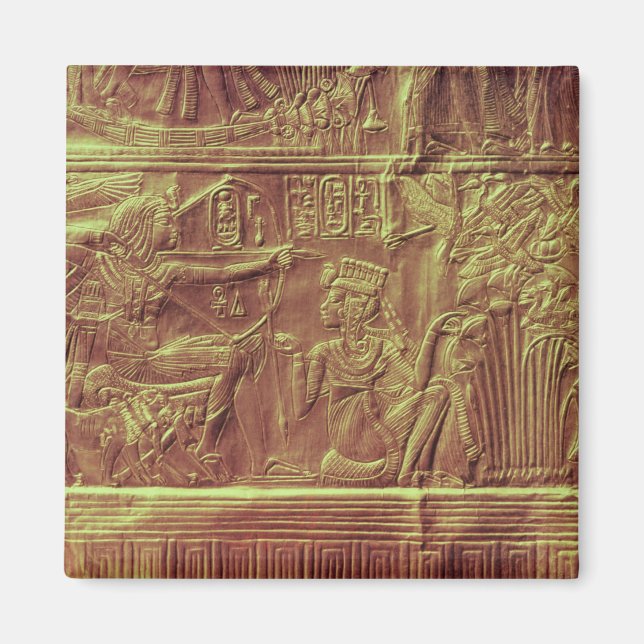 Íman Ouro santuário, tesouro de Tutankhamun (Frente)