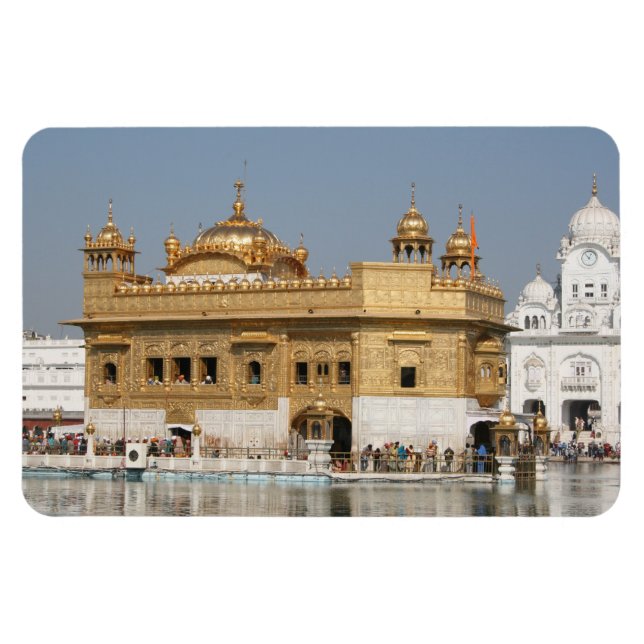 Íman Ouro Temple Harmandir Sahib Amritsar Norte da Índi (Horizontal)