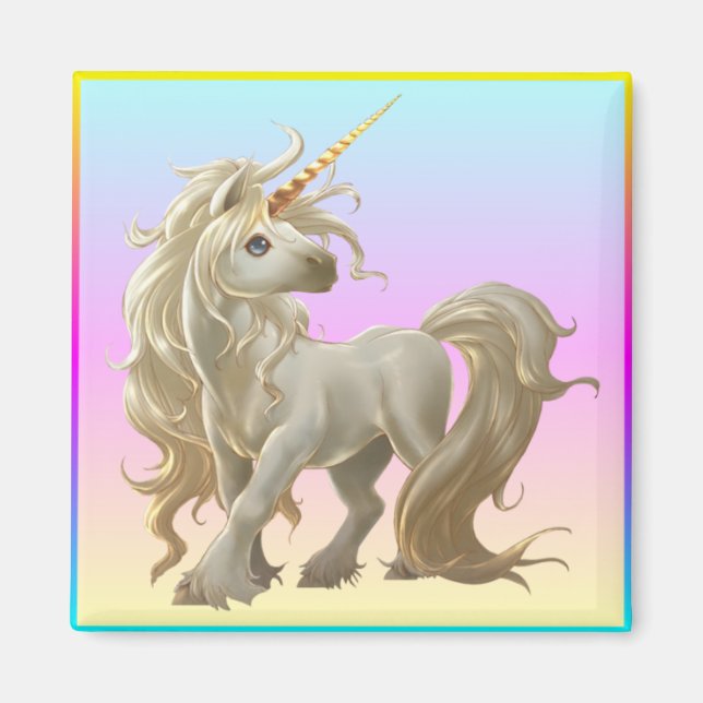 Íman Ouro Unicorn Magnet (Frente)