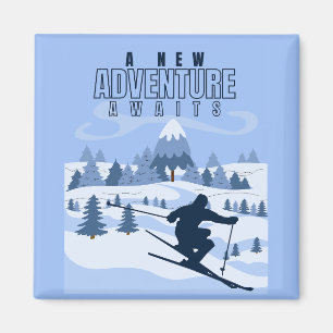Íman Outdoor Aventura no inverno