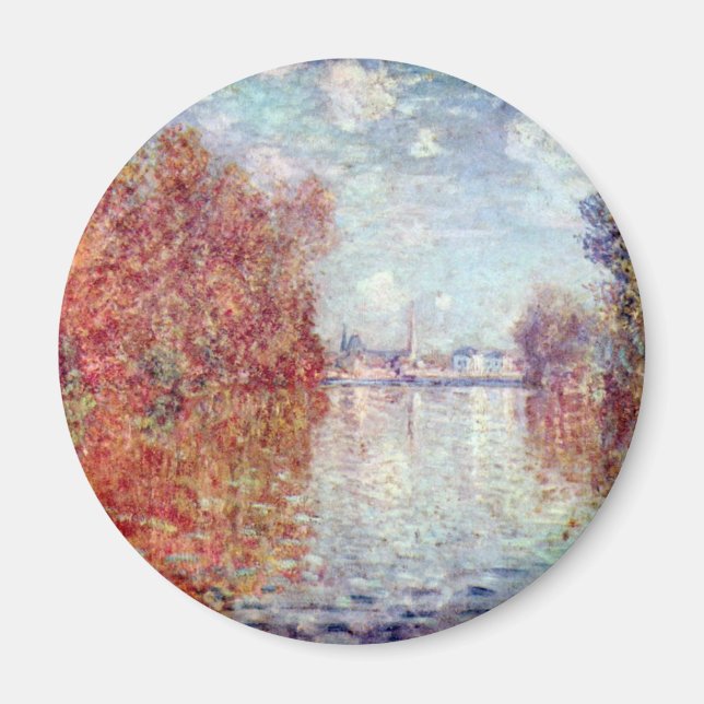 Íman Outono em Argenteuil por Claude Monet (Frente)