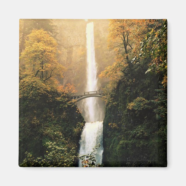 Íman outono em Multnomah Falls, OU (Frente)