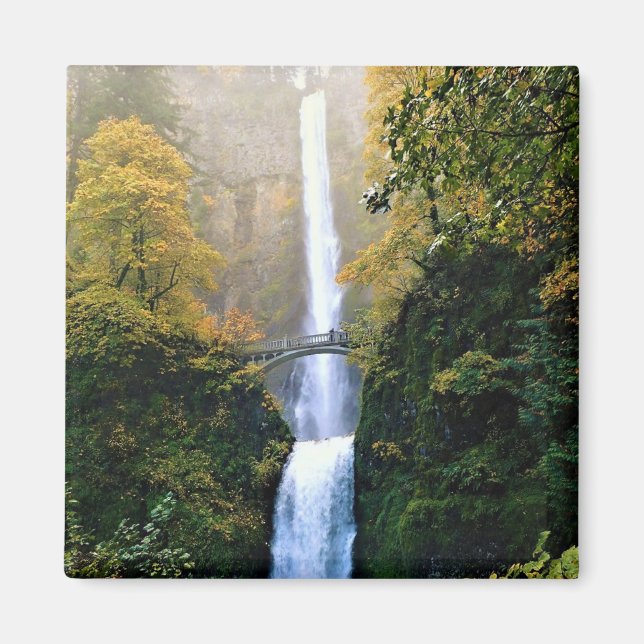 Íman outono em Multnomah Falls, OU (Frente)
