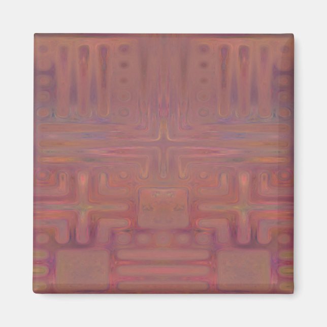 Íman Outono - Mostrar o Abstrato de Vinho (Frente)