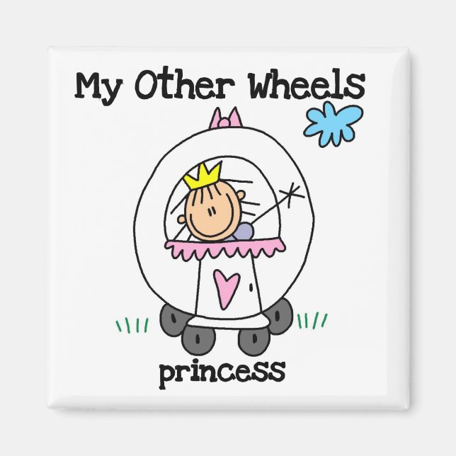 Íman Outras Rodas Princesa (Frente)