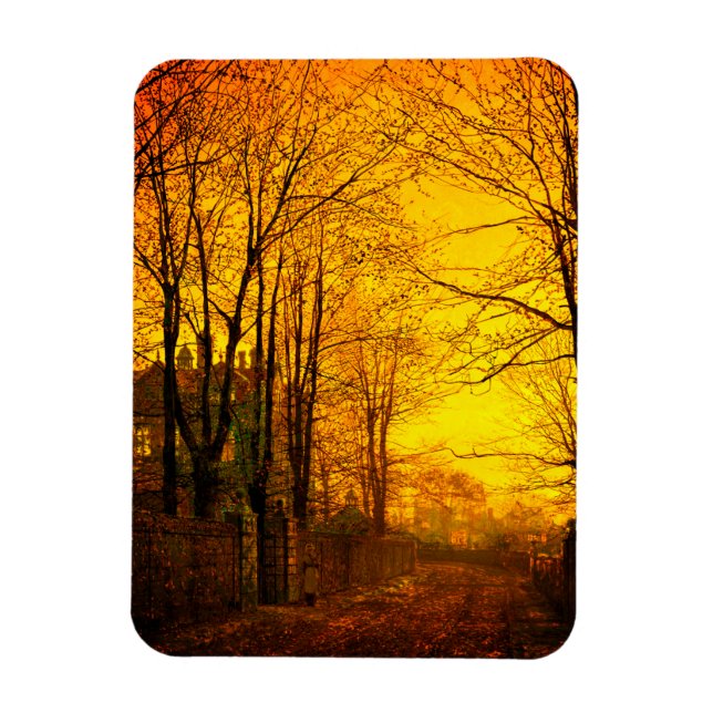 Íman Outubro depois John Atkinson Grimshaw (Vertical)