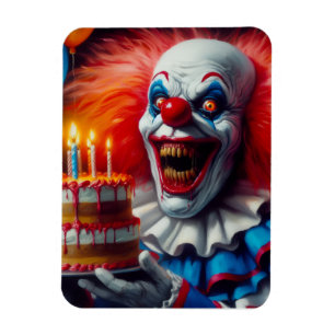 Íman Ouvi dizer que é o seu cartão de palhaço de horror