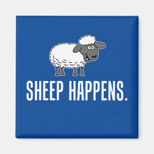 Íman Ovelha Acontece Cartoon Sheep