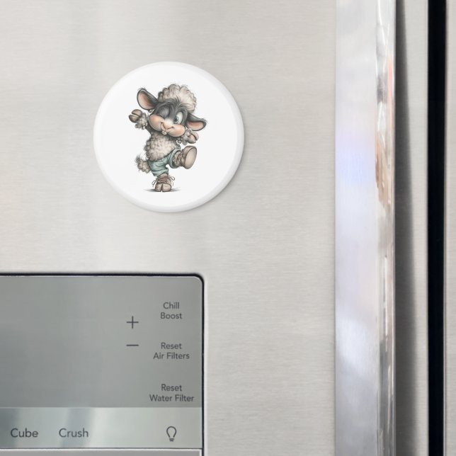 Íman Ovelha Fofa e Caprichosa (In Situ (Fridge))
