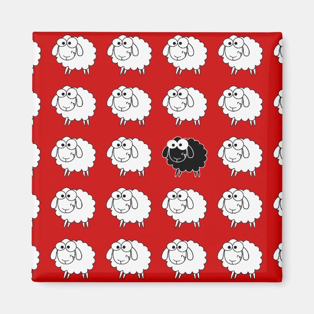 Íman Ovelha Negra (Frente)