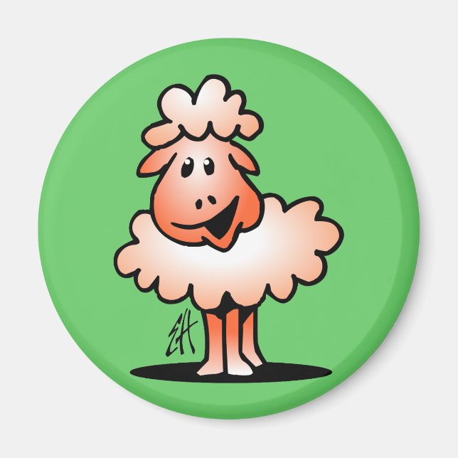 Íman Ovelhas sorridentes (Frente)