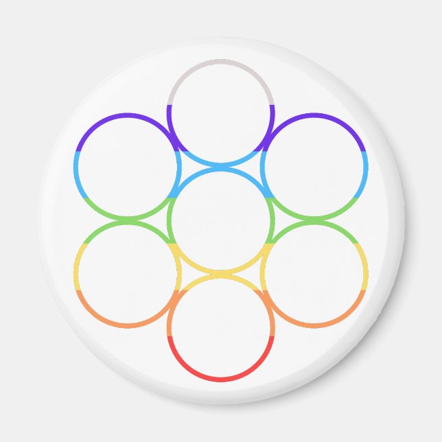 Íman Ovo da Life Chakra Round (Frente)