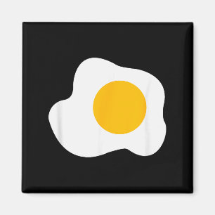 Íman Ovo Frito Gráfico Humorístico Amante de Ovos no Ca