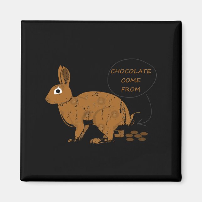 Íman Ovos de Chocolate do Dia de Páscoa (Frente)