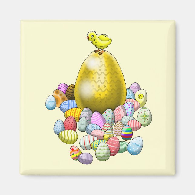 Íman Ovos de Galinha da Páscoa (Frente)