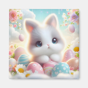 Íman Ovos de Páscoa Kawaii Doce Pastel