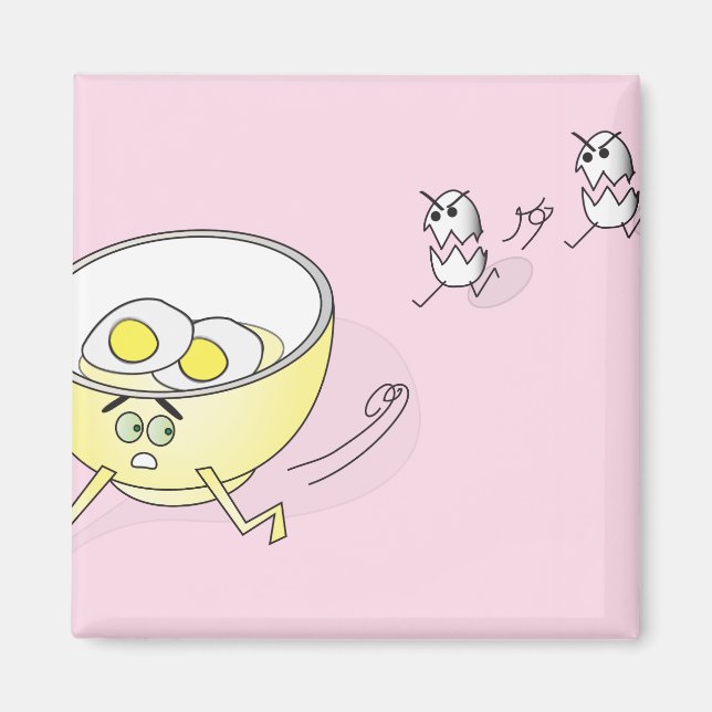 Íman Ovos perseguindo um ímã de boliche (Frente)