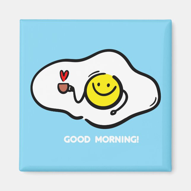 Íman Ovos secos bom dia (Frente)