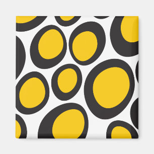 Íman Ovvio Black and Yellow Magnet