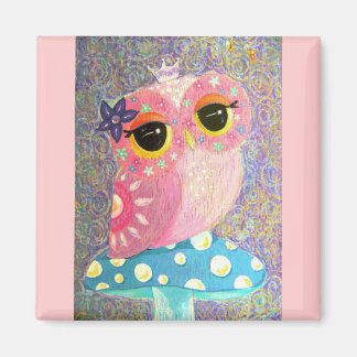 Íman Owl Fairy Princess Magnet