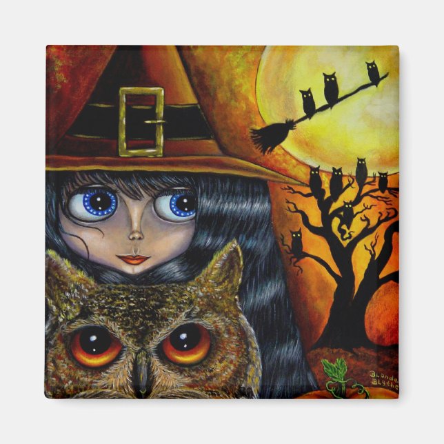 Íman Owl Witch (Frente)