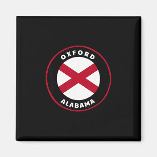 Íman Oxford Alabama Al Bandeira do Estado Distintivo Fé