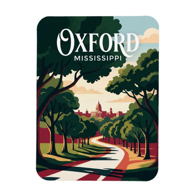 Íman Oxford Mississippi (Vertical)