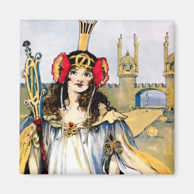 Íman "Ozma of Oz", por John R Neill (Frente)