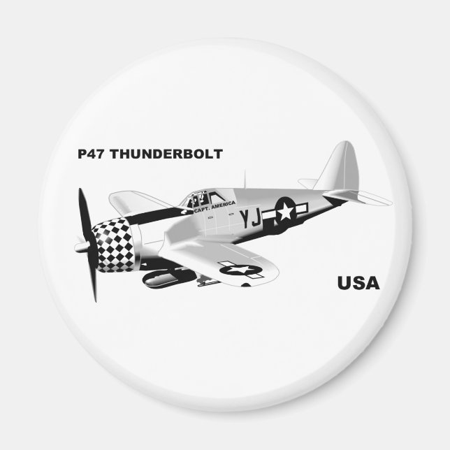 Íman P-47 THunderBOLT (Frente)