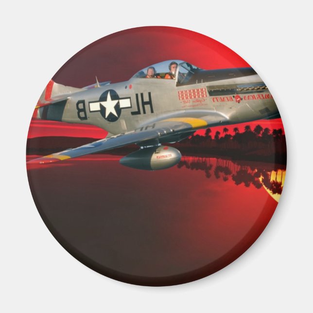 ÍMAN P-51 MUSTANG (Frente)