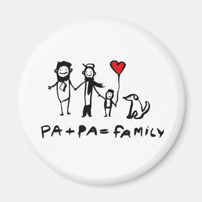 Íman Pa + Pa = Família (Frente)