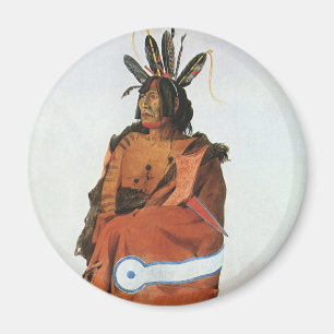 Íman Pachtuwa-Chta, Retrato do Guerreiro Arikara por Bo