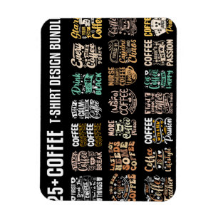 Íman Pacote de design de Camisa do Café T