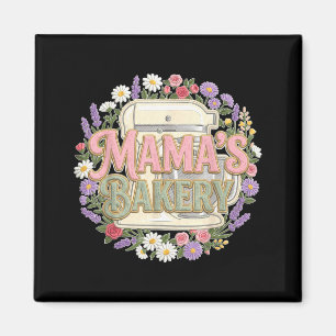 Íman Padaria da Mamãe Chef de Sobremesa Fofo Floral Mul