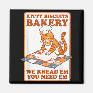 Íman Padaria de biscoitos de gatinho gato engraçado ama
