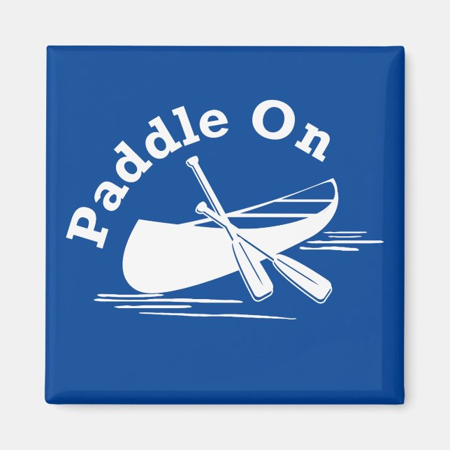 Íman Paddle na Design - Magneta quadrada (Frente)
