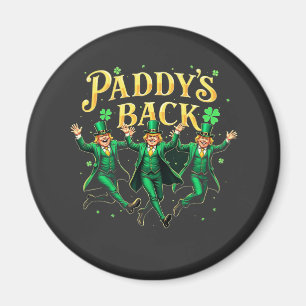 Íman Paddy's Back Dia de São Patrício Trump Dancing