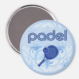 Íman Padel Magnet – Spanish Tile Vibes in Blue