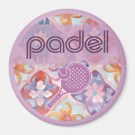 Íman Padel Magnet – Vibrações de Azulejo Espanhol em Ro