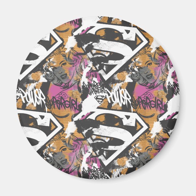 Íman Padrão 3 da Supergirl Comic Capers (Frente)