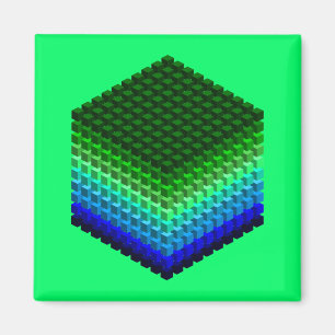 Íman Padrão 3D do Cubo