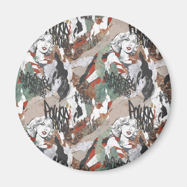 Íman Padrão 6 da Supergirl Comic Capers (Frente)