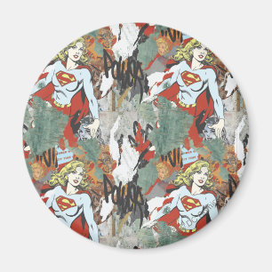 Íman Padrão 8 da Supergirl Comic Capers