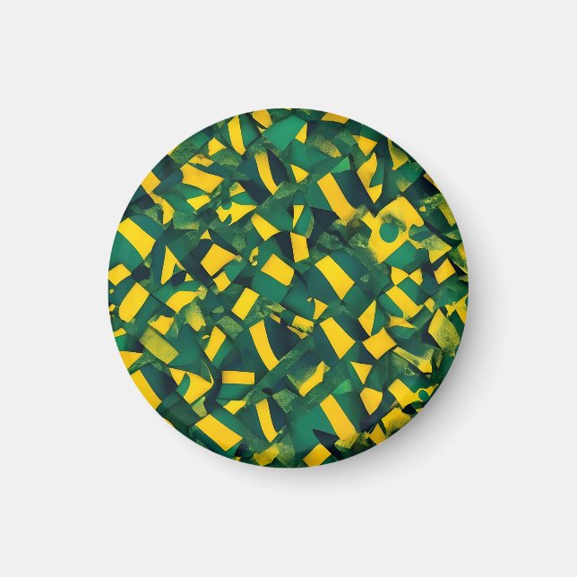 Íman padrão abstrato brasileiro (Frente)