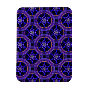Íman Padrão Abstrato Floral Moderno Boho Elegante #505