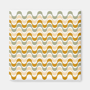 Íman padrão abstrato retro