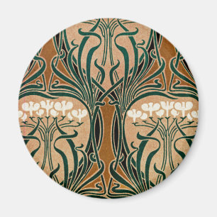 Íman padrão Art Nouveau #9