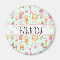 Padrão bonito com animais e brinquedos felizes Obr